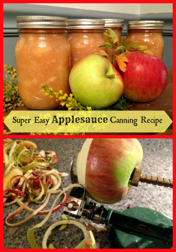Super Easy Applesauce Canning Recipe Applesauce 600x857