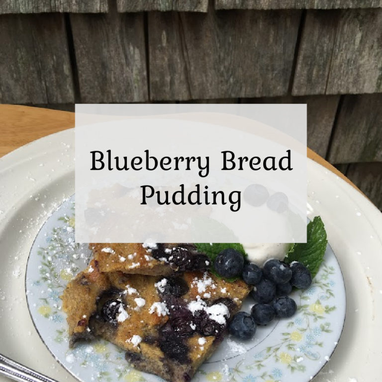 Blueberry Bread Pudding