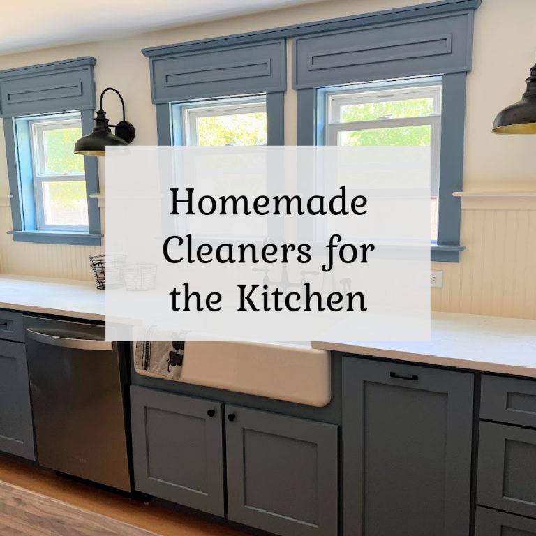 Homemade Cleaners for the Kitchen