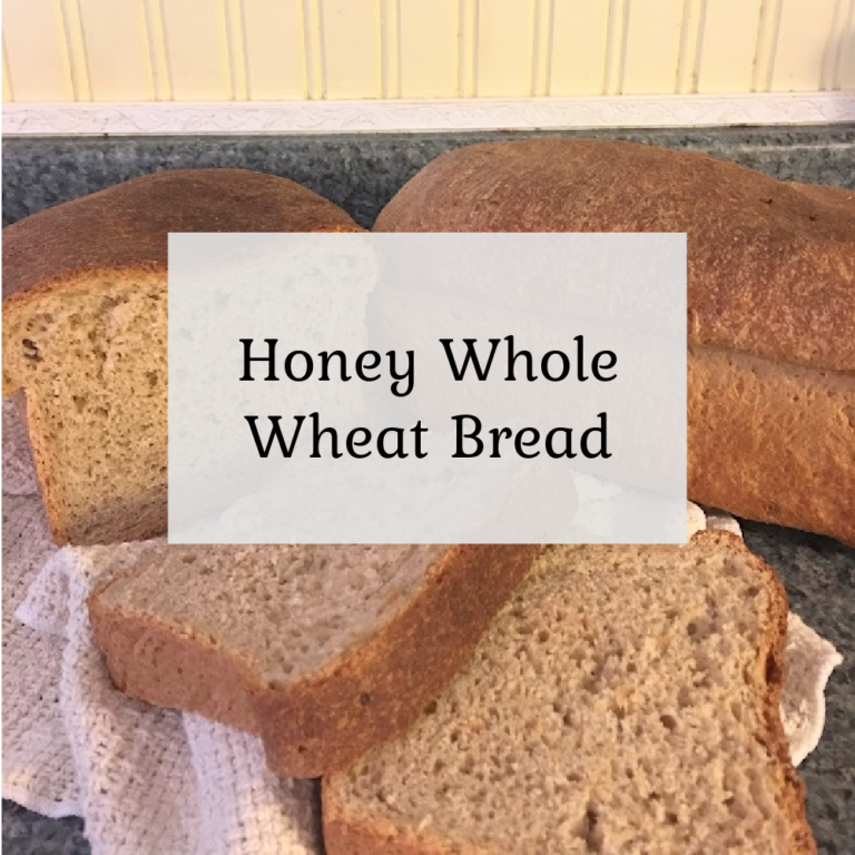 Honey Whole Wheat Bread