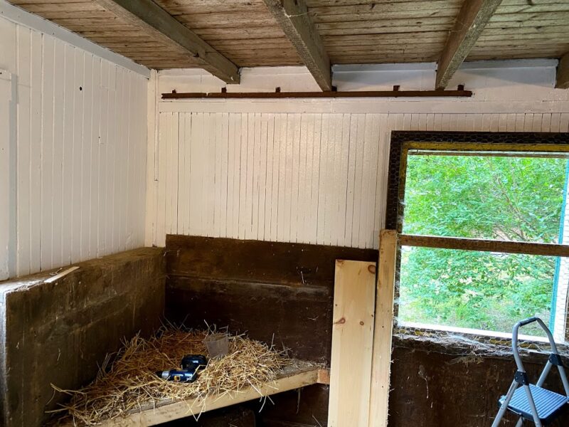 Making a Bunny Barn - Rabbit Enclosure in Barn Stall