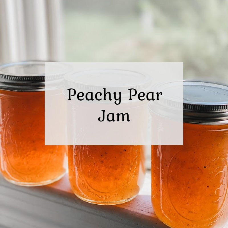 Peachy Pear Jam