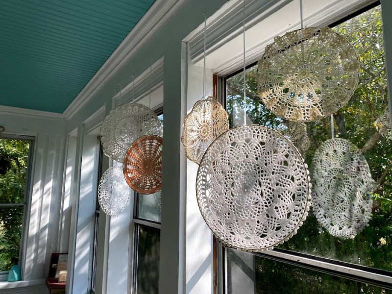 Not your Grandma's Modern Doily Decor
