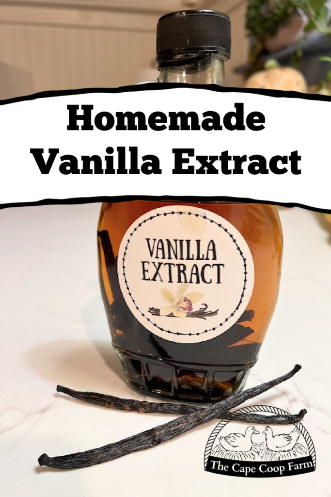 Homemade Vanilla Extract is easy to make, tastes great, and makes a wonderful gift!